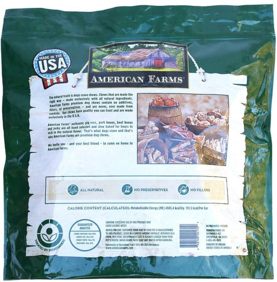 Pig Ears Dog Treat, 37.5 oz