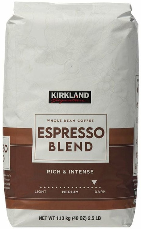 Espresso Blend Whole Bean Coffee, Dark Roast, 2.5 lbs