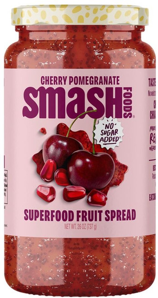 Cherry Pomegranate Superfood Fruit Spread, 26 oz