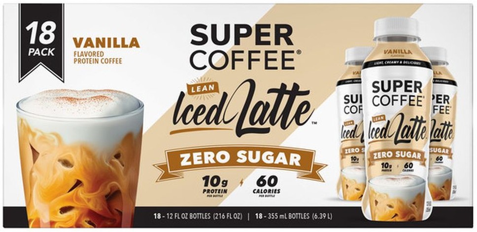 Vanilla Protein Lean Iced Latte, 12 fl oz, 18-count