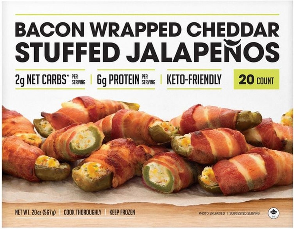 Bacon Wrapped Jalapeno Poppers, 20 ct