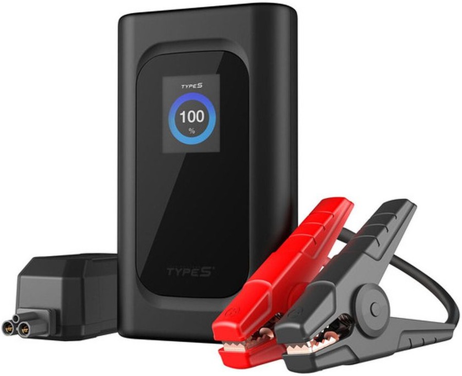 Portable Jump Starter with Powerguide Assistance & Flashlight