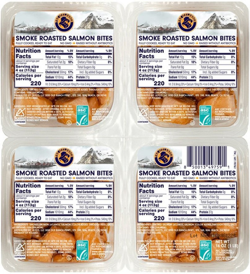 Smoke Roasted Salmon Bites, 16 oz