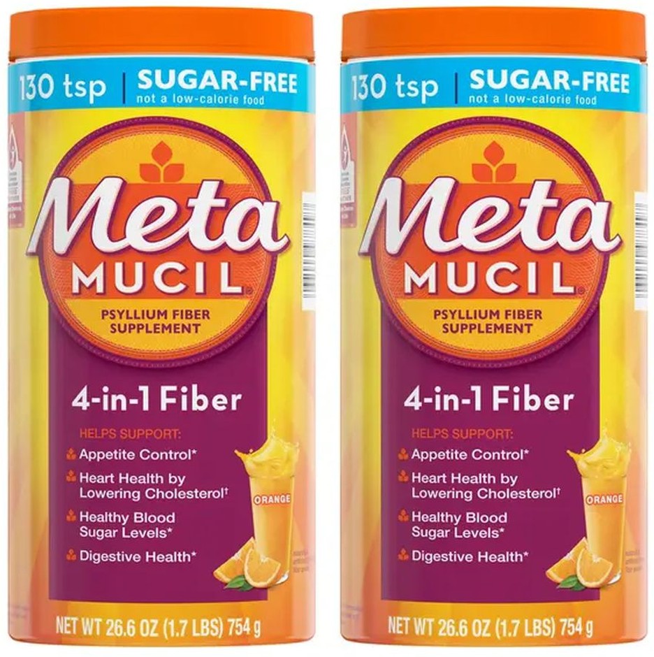 Fiber Supplement, Orange Sugar Free, 260 Servings