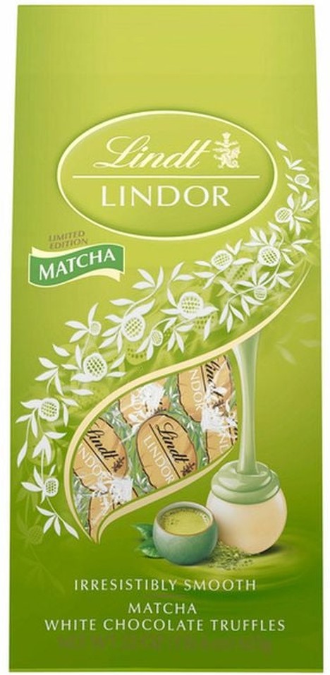 Lindor Matcha White Chocolate Truffles, 22 oz