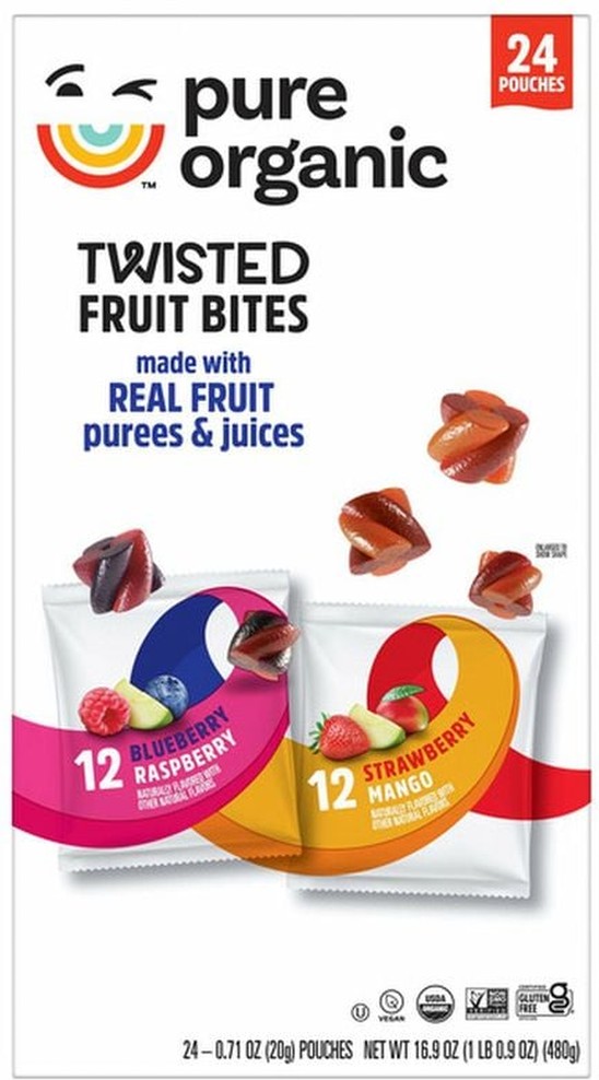 Twisted Fruit Bites, Variety Pack, 0.7 oz, 24-count