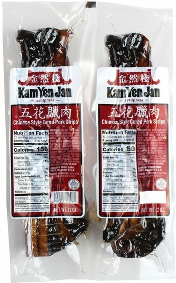 Chinese Style Cured Pork Strips, 12 oz, 2-count