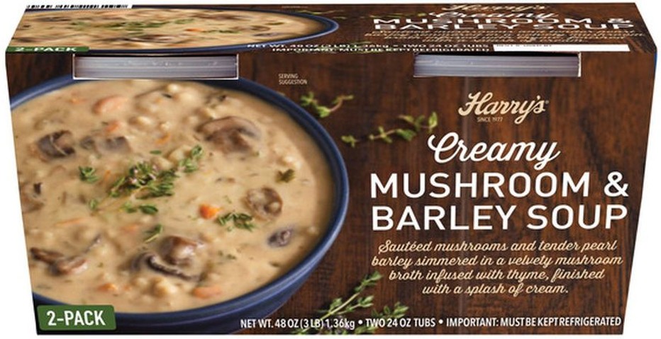 Creamy Mushroom Barley Soup, 24 oz, 2-count