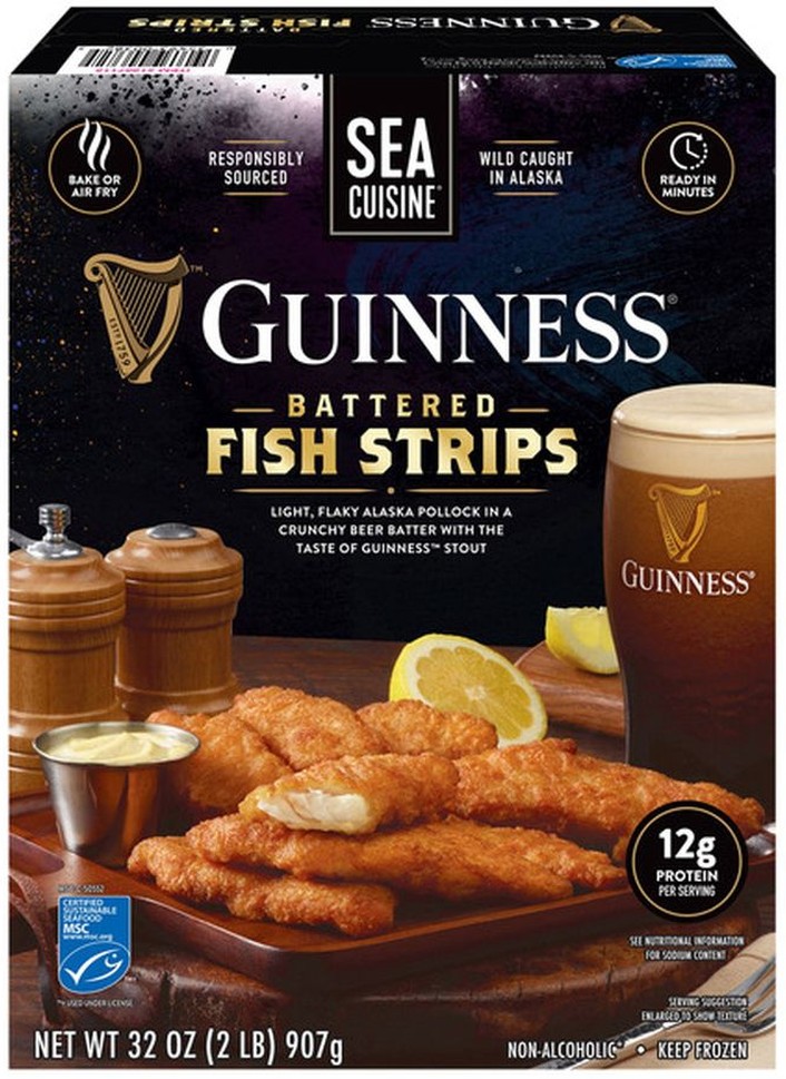 Guinness Battered Fish Strips, 2 lbs