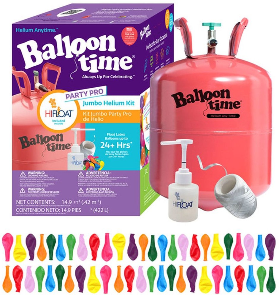 Jumbo Helium Tank Kit with HI-FLOAT