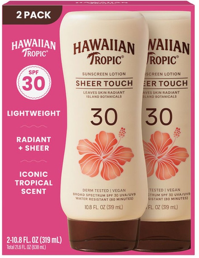 Sheer Touch Lotion Sunscreen SPF 30, 10.8 fl oz, 2-pack