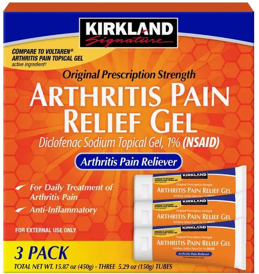 Arthritis Pain Relief Gel, Diclofenac Sodium Topical Gel 1%, 15.87 Ounces