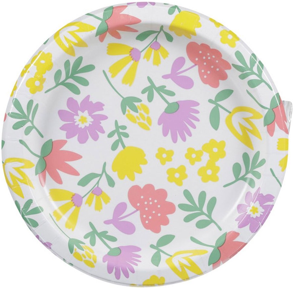 Spring Paper Plates, 10" 100-count