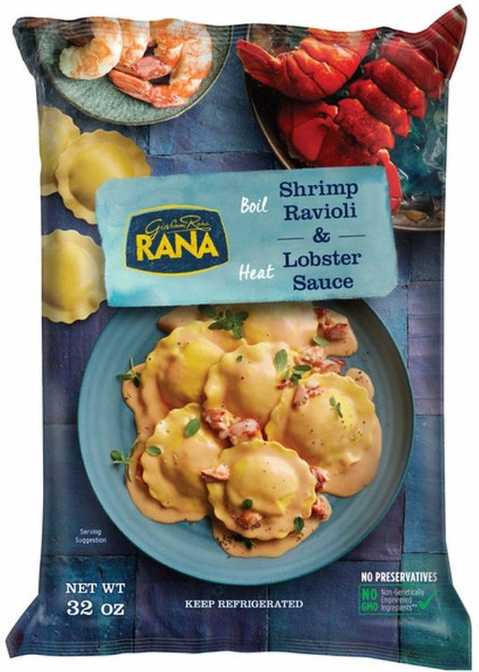 Shrimp Ravioli With Lobster Sauce, 16 oz, 2-count