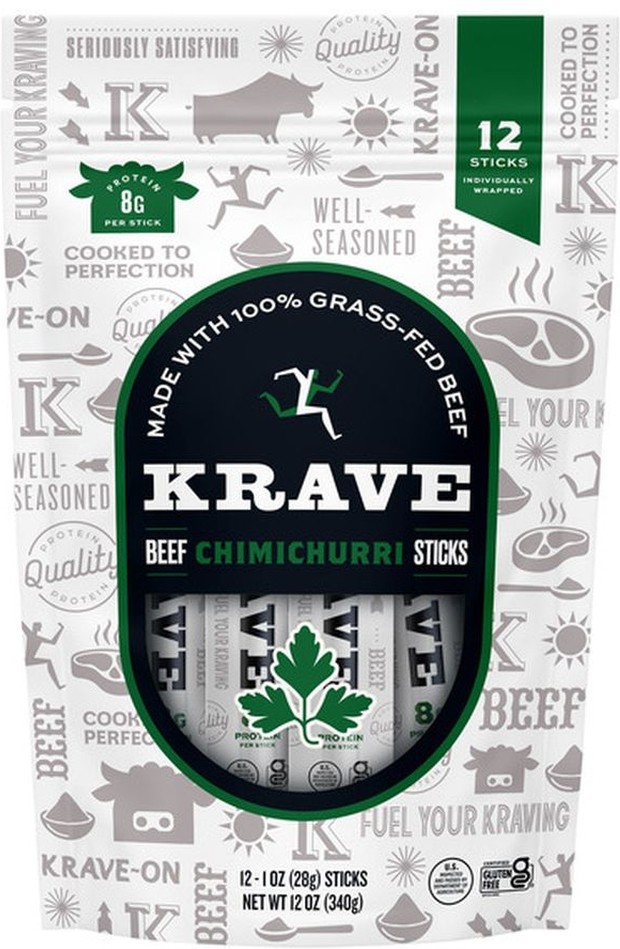 Chimichurri Grass-Fed Beef Sticks, 1 oz, 12-count