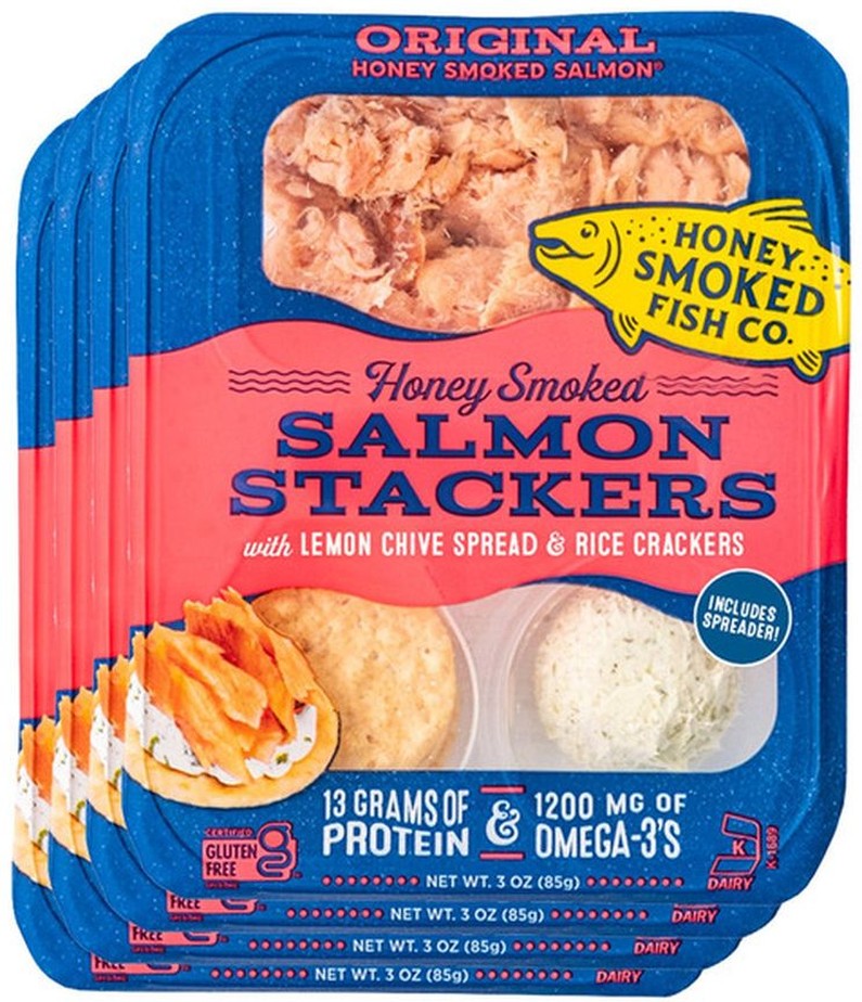Salmon Stackers, 3 oz, 4-count