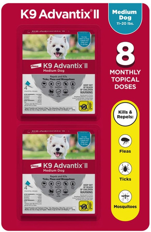 Medium Dog, 11-20 lbs, 8 Month Supply