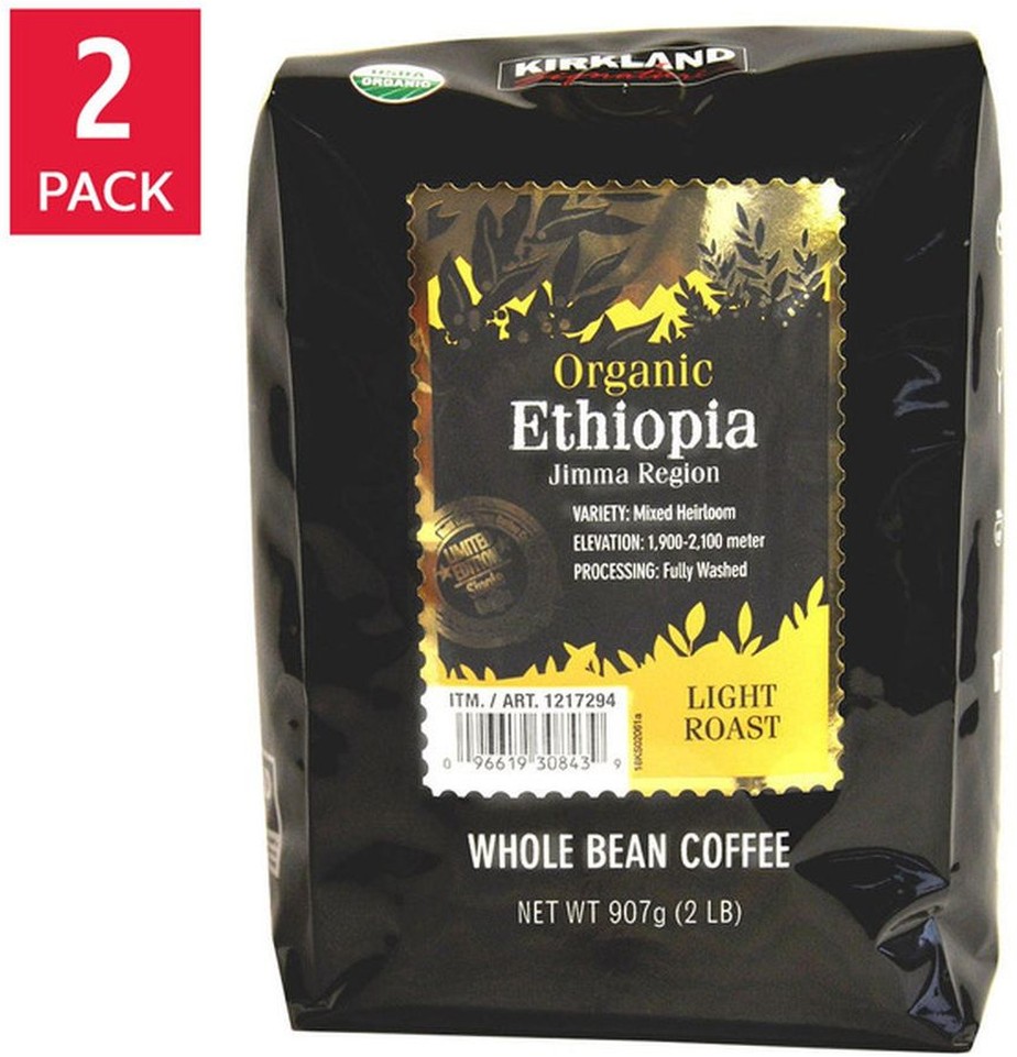 Organic Ethiopia Whole Bean Coffee