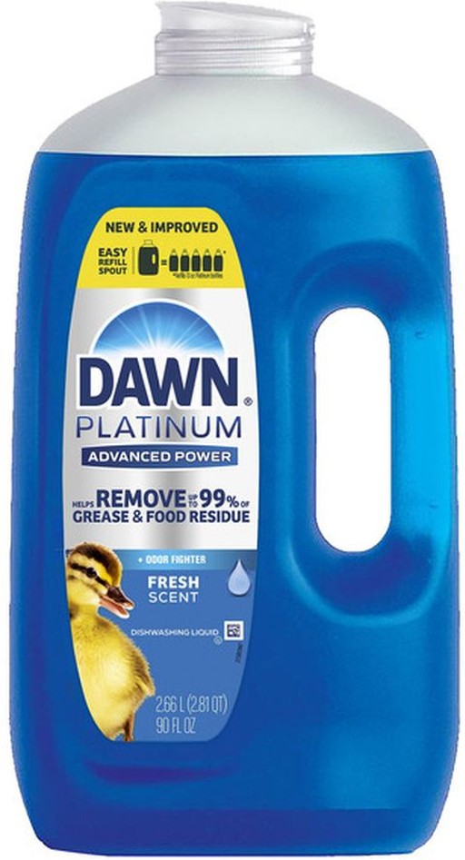 Platinum Advanced Power Liquid Dish Soap, 90 fl oz