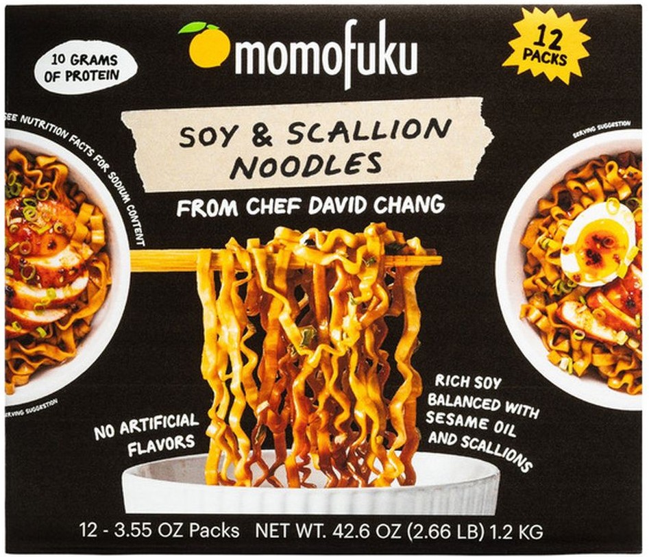Soy & Scallion Noodles, 3.55 oz, 12-count