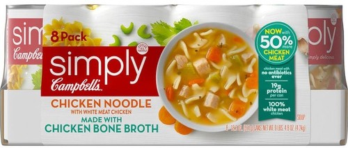 Simply Chicken Noodle, 8 x 19 oz cans