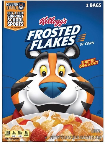 Frosted Flakes Cereal, 61.9 oz