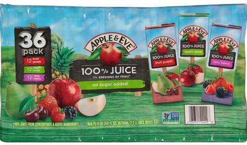 100% Juice Variety Pack, 36 x 6.75 fl oz