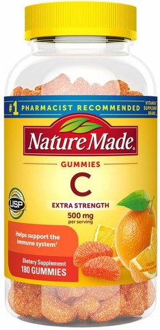 Extra Strength Vitamin C 500mg, 180 Adult Gummies