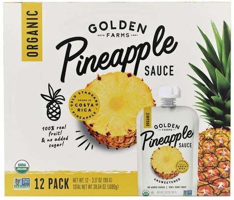 Organic Pineapple Sauce Pouches