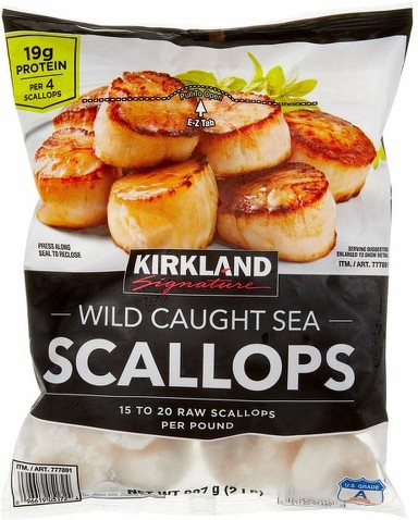 Raw Sea Scallops, 2 lbs