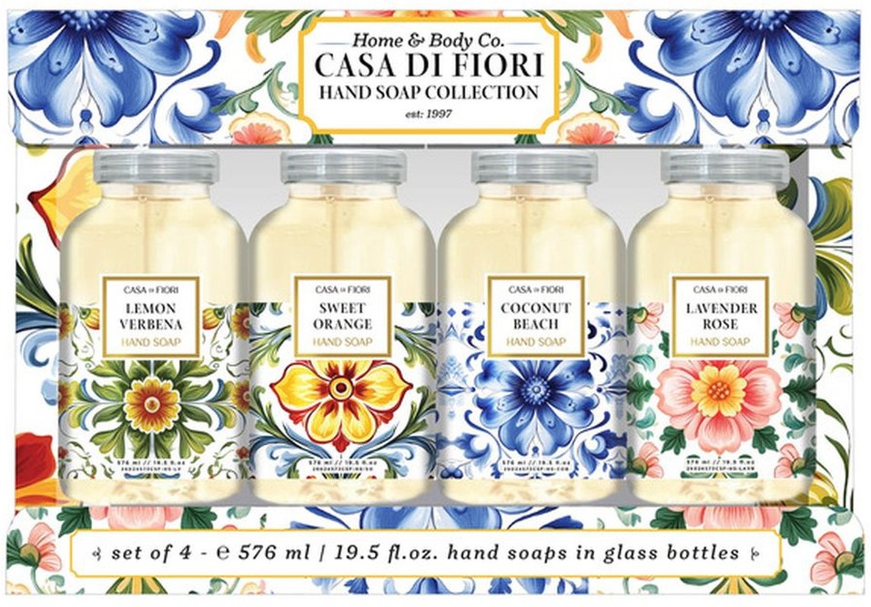 Casa Di Fiori Hand Soap, 19.5 fl oz, 4-count