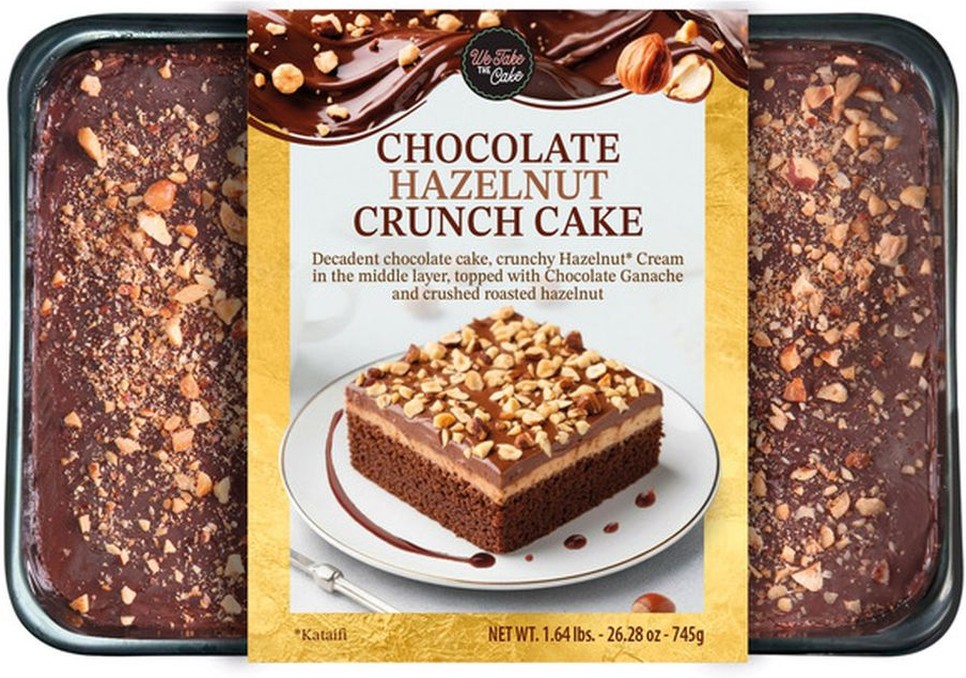 Chocolate Hazelnut Crunch Cake, 26-28 oz