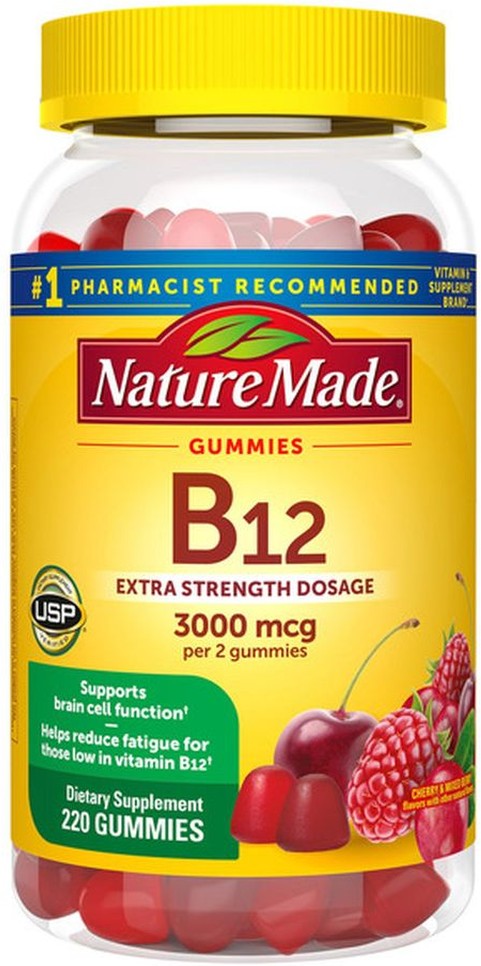 Extra Strength B-12 Gummies, 220 Gummies