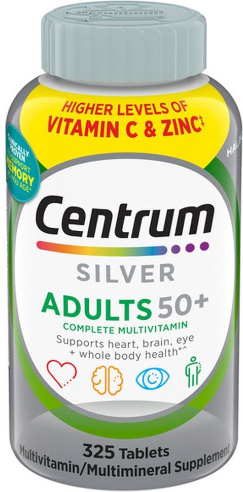 Silver Adults 50+, 325 Tablets