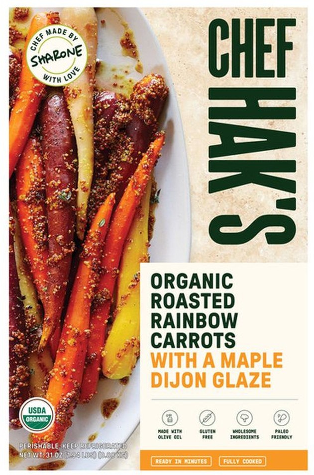 Organic Roasted Rainbow Carrots, 31 oz