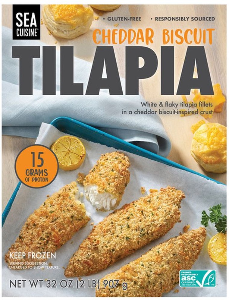 Cheddar Biscuit Tilapia, 2 lbs.