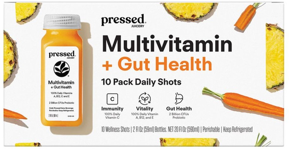 Juicery Multivitamin + Gut Health Shots, 2 fl. oz, 10-count