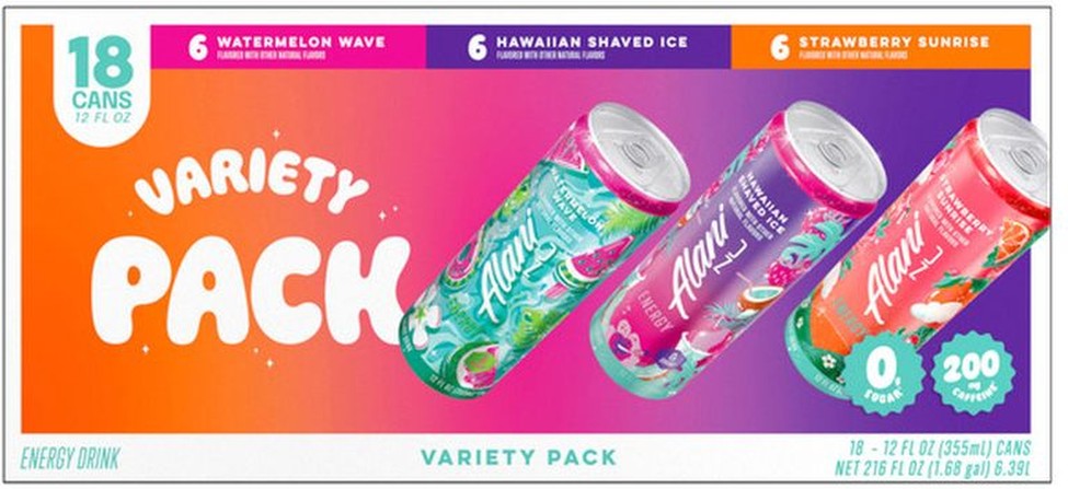 Energy Drink Summer Variety Pack, 12 oz; 18-count