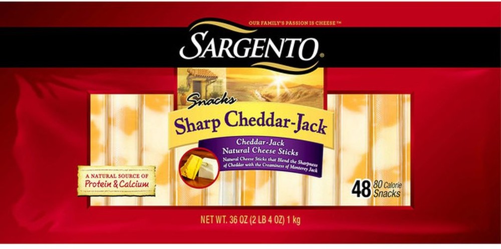 Natural Blends Sharp Cheddar Jack Cheese Sticks 0.75 Oz