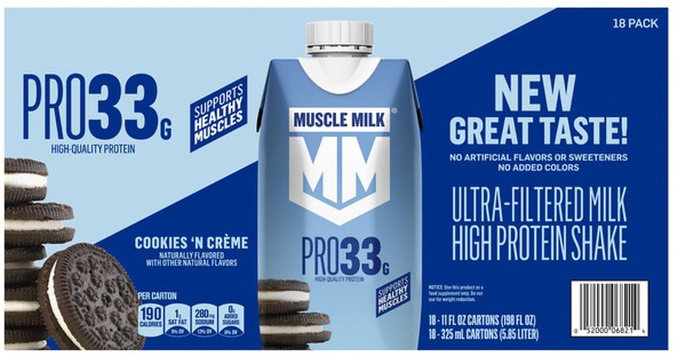 33G Protein Ultrafiltered Milk Shake Cookies N Creme 11 Fl Oz 18Pack