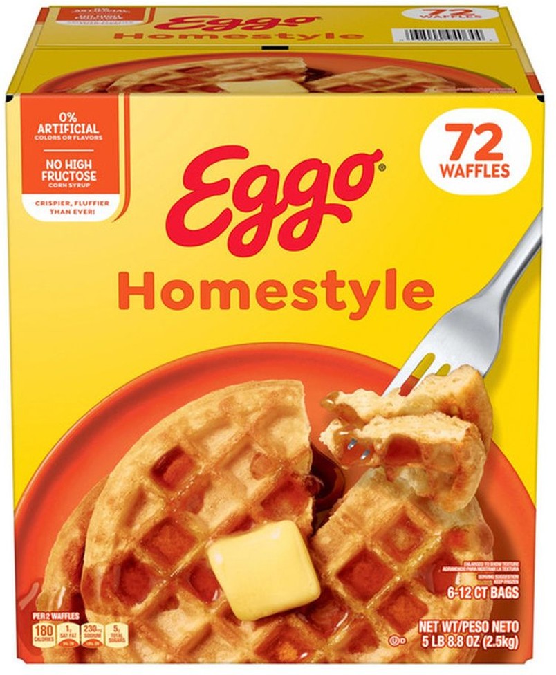 Eggo Homestyle Waffles , 72-count