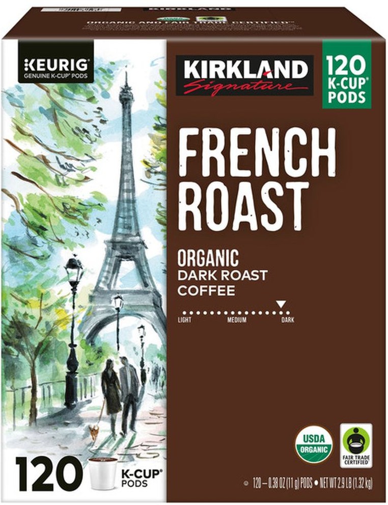 Coffee Organic French Roast K-Cup Pod, 120-count