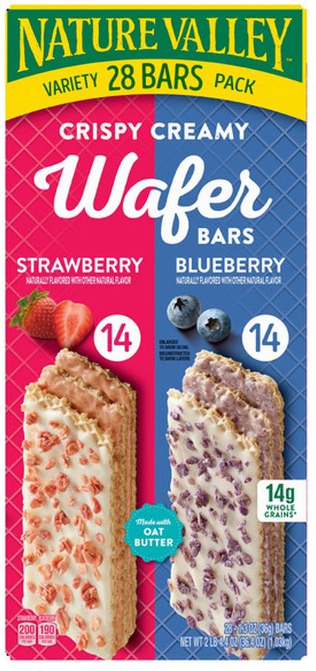 Crispy Creamy Wafer Bars Variety Pack, 1.3 oz, 28-count