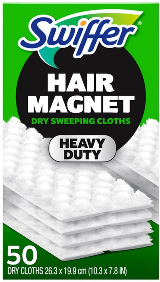 Sweeper Heavy Duty Dry Sweeping Cloth Refills, 50-count