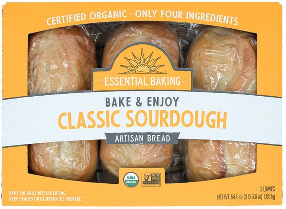 Organic Sourdough Bread, 18.2 oz, 3-count
