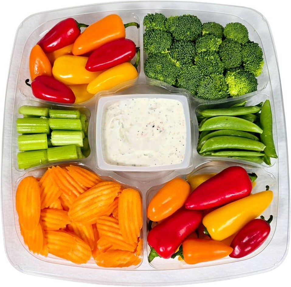Vegetable Platter With Ranch Dip
