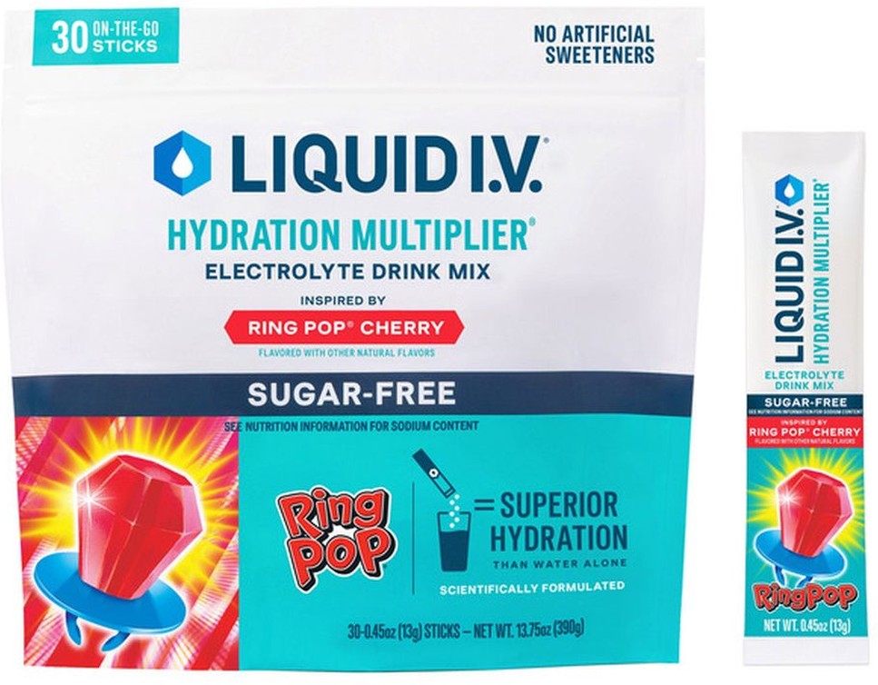 Hydration Multiplier, 30 Individual Serving Stick Packs in Resealable Pouch, Sugar