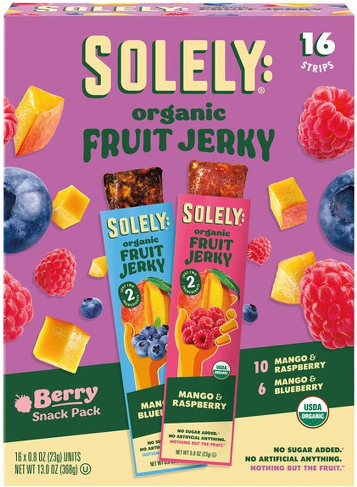Fruit Jerky Variety Pack, 0.8 oz, 16-count