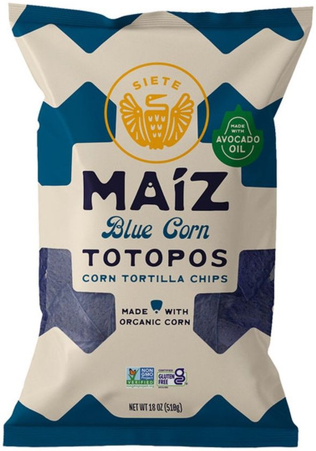 Miaz Blue Corn Totopos Tortilla Chips, 18 oz
