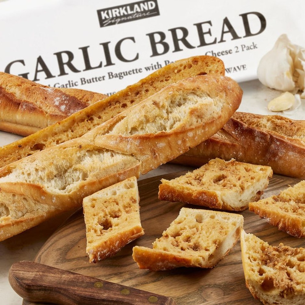 Roasted Garlic Butter Baguette with Parmesan Cheese, 2-count